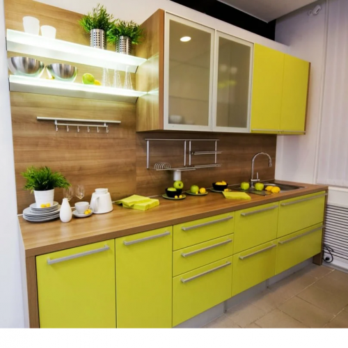 Lacquer kitchen cabinet