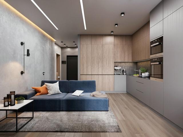 décoration de petit appartement, toute la conception de l'armoire personnalisée de la maison est simple, belle et pratique
